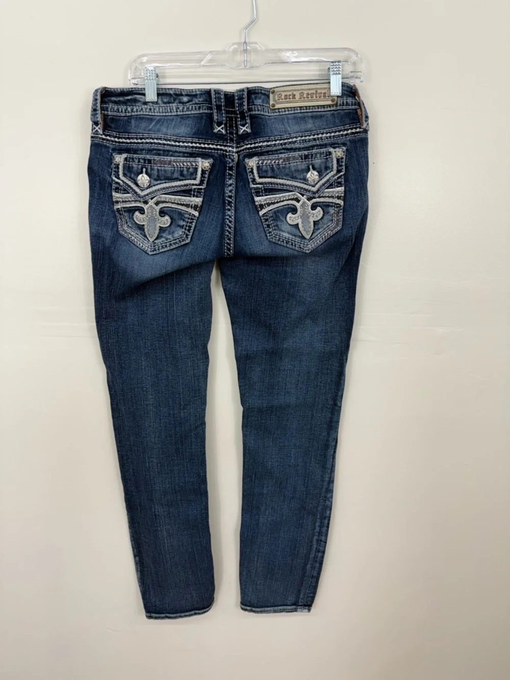 Rock Revival Kailie Straight Leg Dark Wash Jeans I23